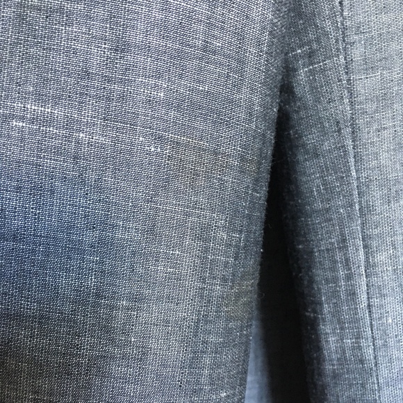 LOFT Silver Grey Shantung Jacket and matching Pants size 0 - Picture 7 of 9